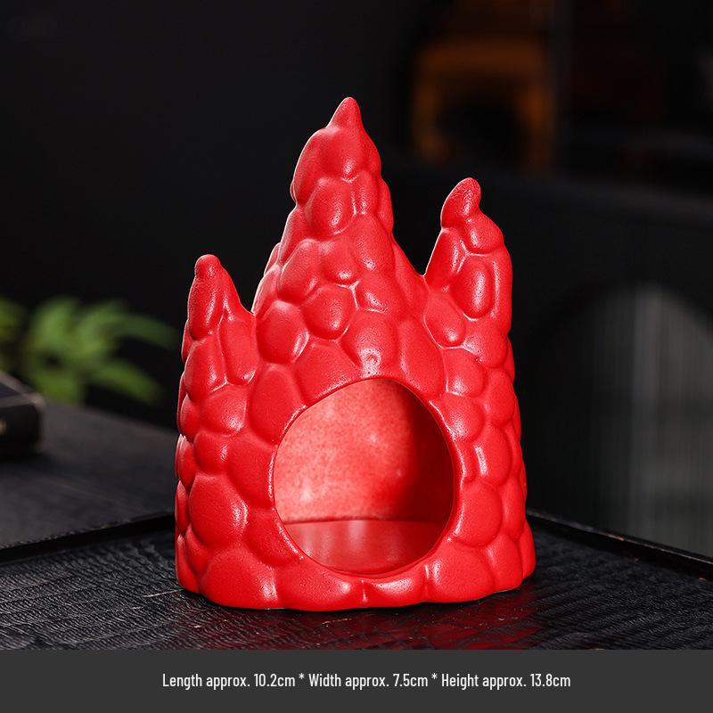 Creative Ceramic Incense Burner: Palo Santo Holder & Sage Burning Stove for Desktop Atmosphere and Decorative Display