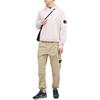 STONE ISLAND Felpa con Cappuccio e Toppa Logo Unisex Felpa Rosa 801564151-V0080