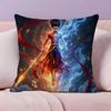Chinese Anim Nezha Pillow Case Pillowcase Ultra Soft Skin Friendly Fabric Cloud Like Comfort & Concealed Zipper