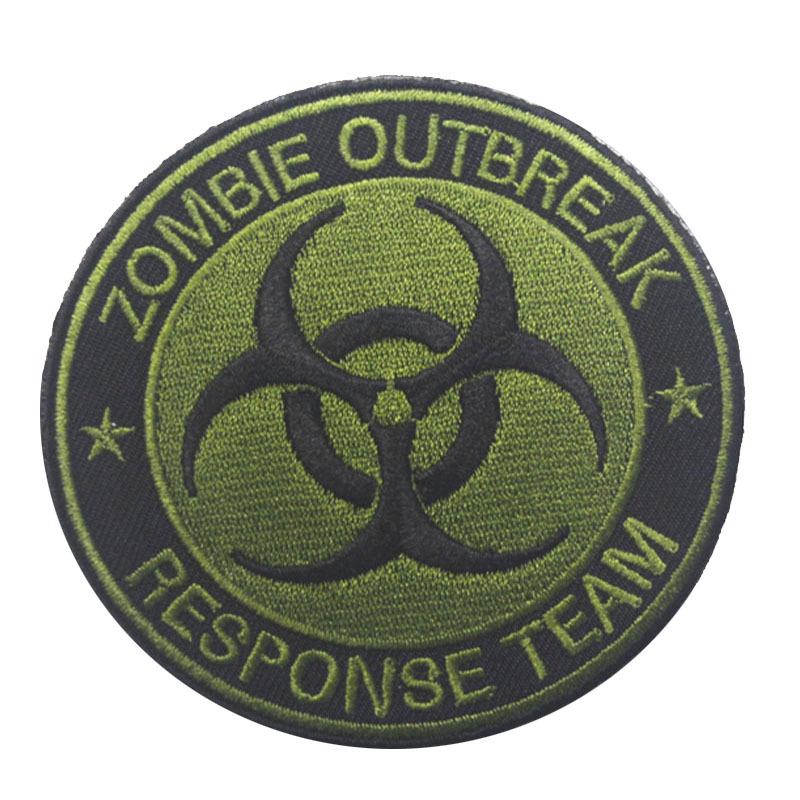 USS Zombie Response Team Armband Patch - Resident Evil Stickerei Klettverschluss