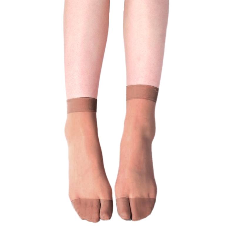 Dames Doorzichtige Enkelsokken Anti-scheur Comfortabel Onzichtbaar Ultra Dun Split-teen Slippers Sokken voor Dagelijks Gebruik