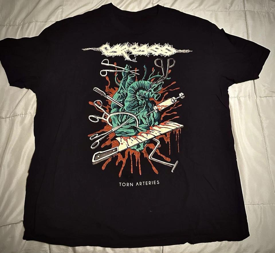 Футболка Carcass Death Torn Arteries Все размеры от S до 5XL NE577 Унисекс Футболка S
