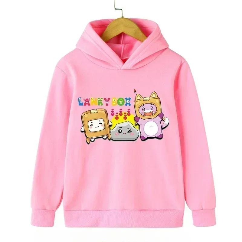Spring Autumn Children Hoodie Cartoon Print Baby Boy Clothes Funny Streetwear Kids Clothes Girls Long Sleeve Sweatshirt Pullover