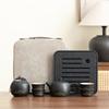 Kung Fu Tea Set, Portable Teapot for Business Trip, High-end Light Luxury Travel Outdoor Tea Tray Small Set