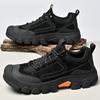 Fashion Autumn Antiskid Casual Leather Designer Shoes Hand Stitched Thick Bottom Mens Hiking Footwear Leisure Outdoor Walking Shoes