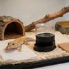 Anti-slip Base Reptiles Water Feeder Detachable Turtle Water Bowl Reptile Water Dispenser  Snakes