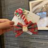 Girls' Cute Christmas Bow Hair Clips - Dress-up Side Clips and Bangs Accessories