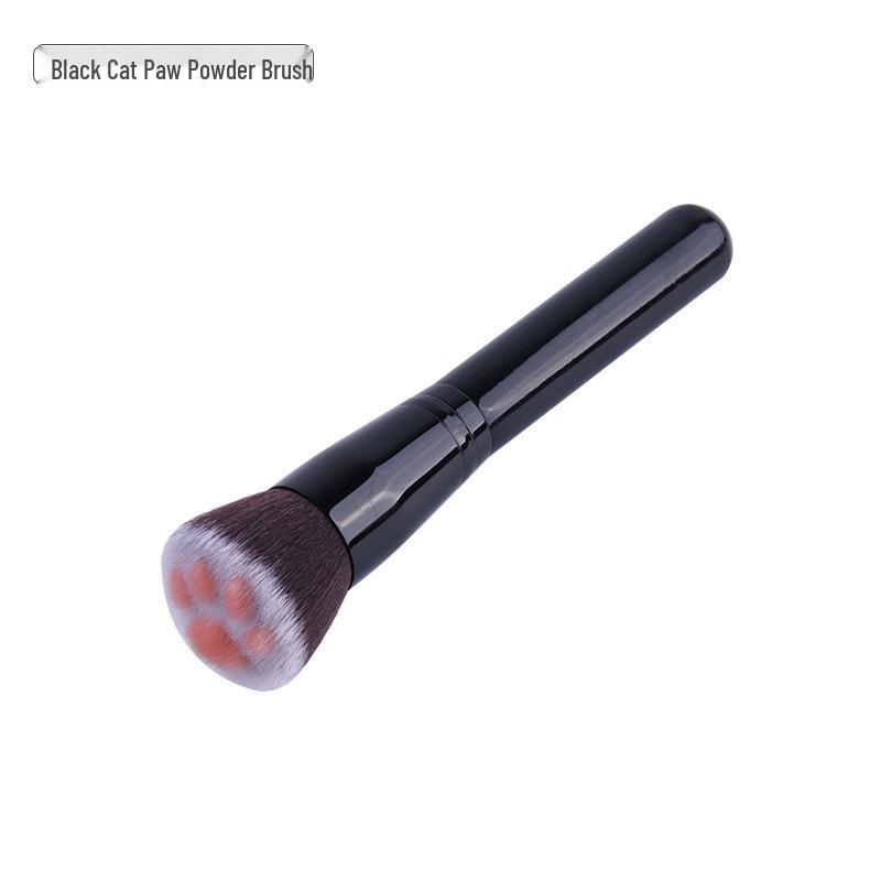 Retractable Cat Paw Loose Powder & Blush Brush for Makeup & Nail Art