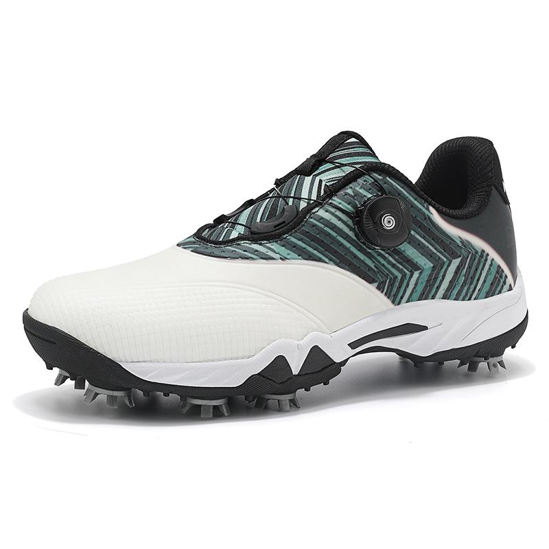 Modische Golfschuhe, Lässige Herren-Gehschuhe, Outdoor Rasen Fitness Anti-Rutsch-Golfschuhe, Lieblingsschuhe für das Jugendtraining