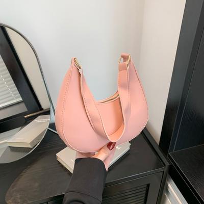 Bolsa de ombro da moda tendência simples casual bolsa de axila mulheres primavera popular nova bolsa casual simples mulheres