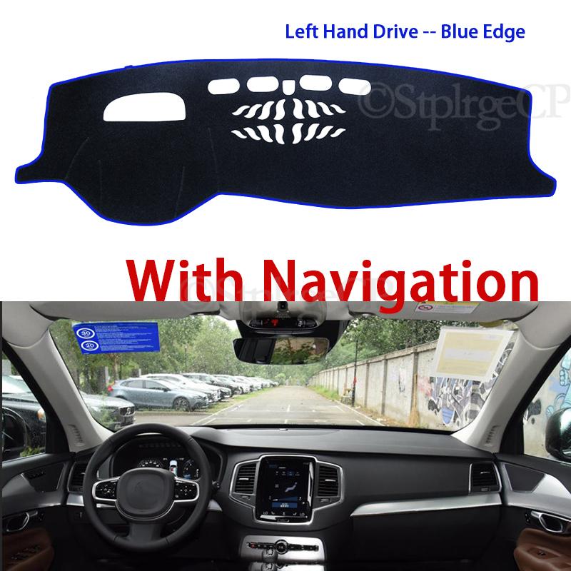 Anti-Slip Mat Dashboard Cover Pad Sunshade Dashmat Protect Carpet Car Accessories for VOLVO XC90 2015 2016 2017 2018 2019 2020