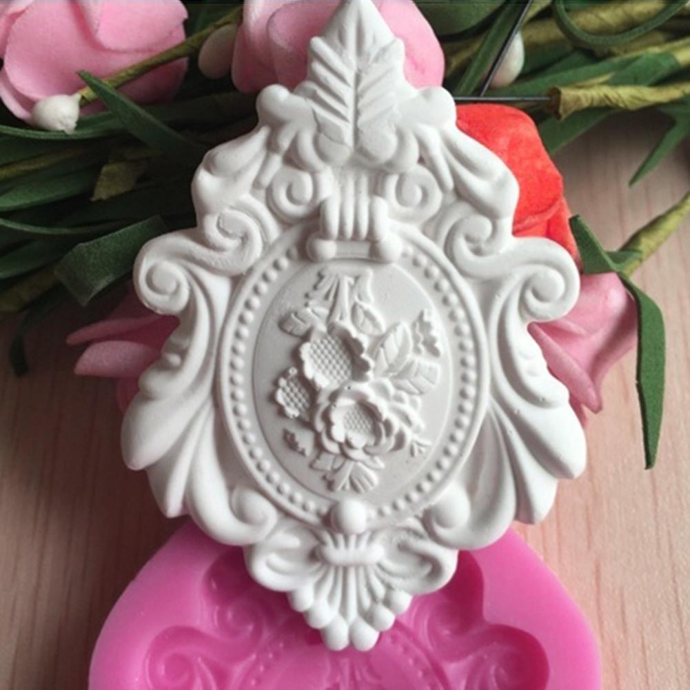Yousheng Embossment Chocolate Mould Silicone 3D Fondant Cake Tool Decorating