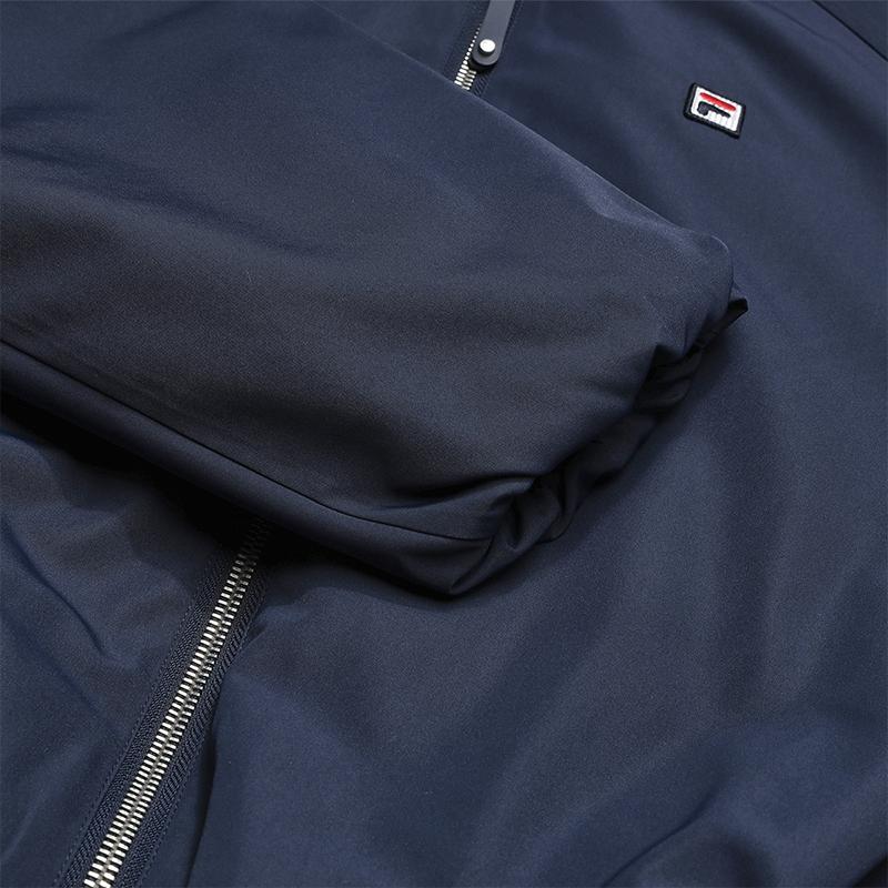 Fila Tennis Fashion Minimalist Classic Retro Sports Casual Comfortable Warm Loose Short Cotton Jacket Women Jackets Sky-Blue A11W613904FBU