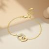 S925 Silver Adjustable Heart Knot Bracelet Chain Link Women Bracelet Jewelry Party Trendy Anniversary Gifts