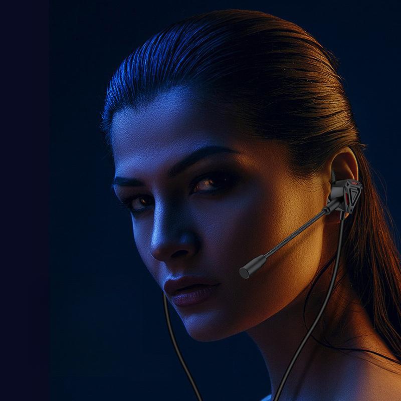 E-Sports Games, Mobile Games, Earphones, In Ear Phones, Computers, Cross-Border Wired Earphones, Chicken Eating Earphones