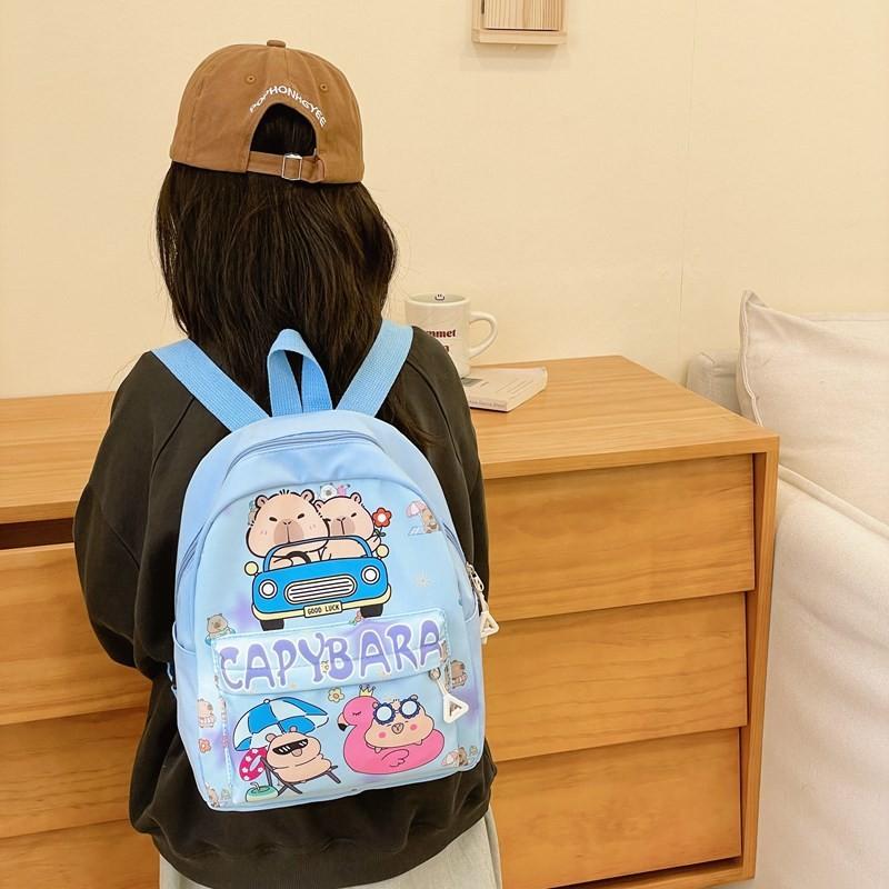 Cartoon Kids Delightful Backpack With Lightweight Design Ideal For School Use