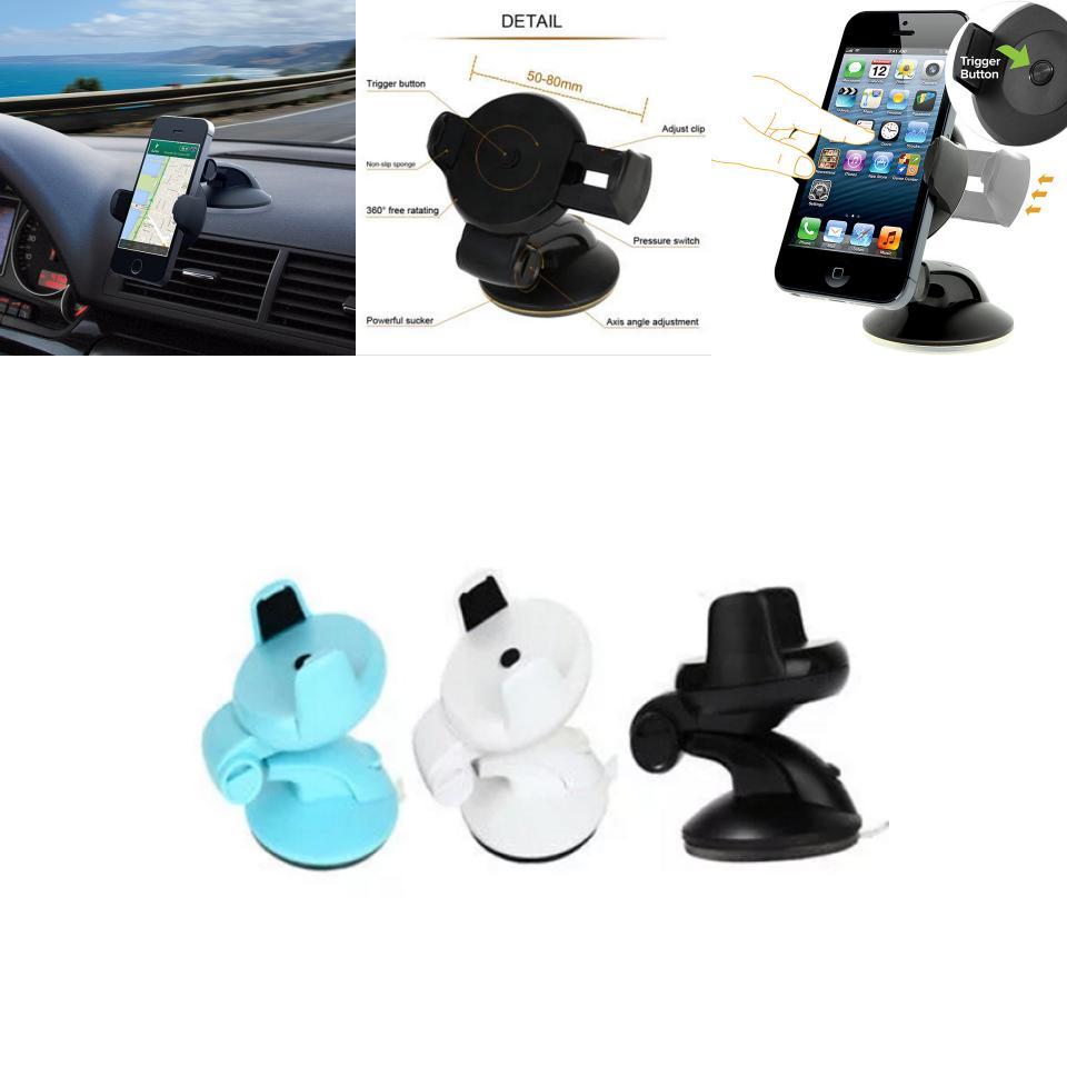 Verstellbare Auto Armaturenbrett Handy GPS Halterung für alle Smartphones