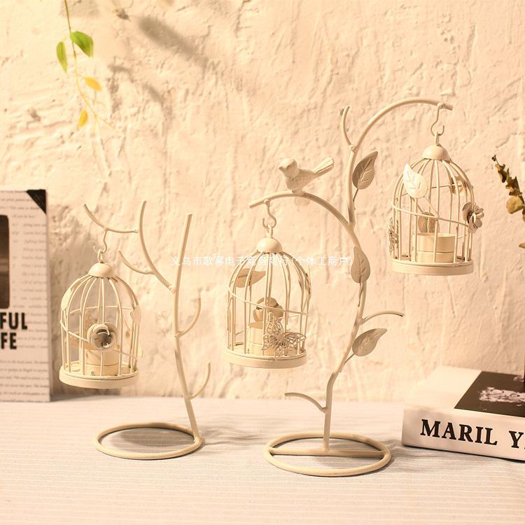 Romantic Retro Wrought Iron Aromatherapy Candle Holder – Creative Fashion Ornament