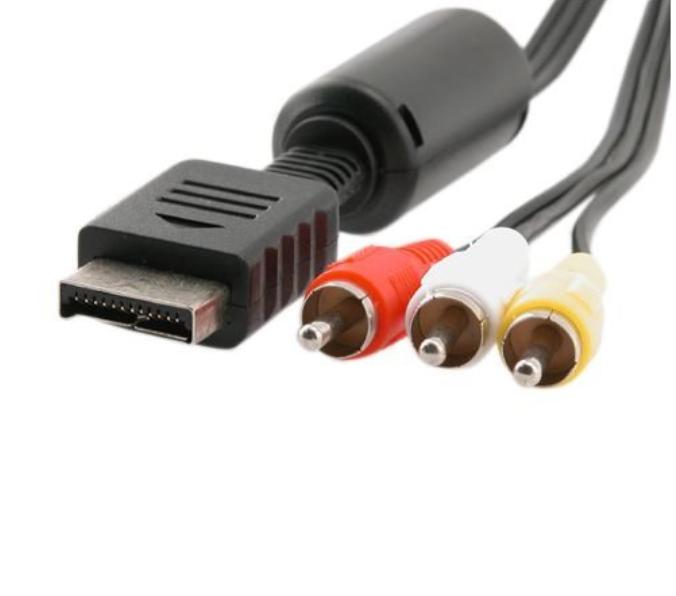 PS2 PS3 AV Cable, AV to RCA Cable Cord for Playstation 2 3 /PS2/PSX/PS3 Slim