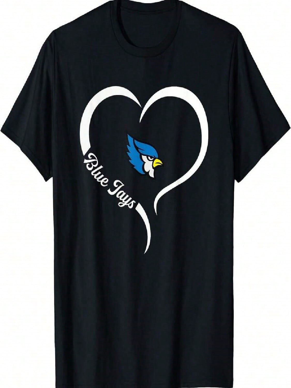 Liberty Blue Jays Logo Half Heart Slogan HS T-Shirt S разноцветный