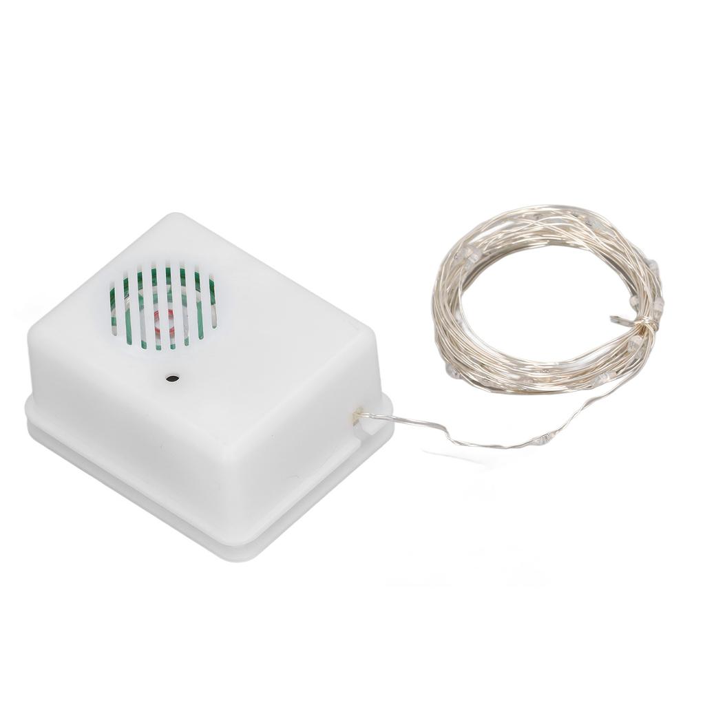 Weihnachts-Lichterkette Musik-Lichterkette für Terrasse Garten Dekoration Innen Außen Weihnachtsbaum Partys