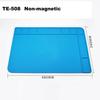 Magnetic Silicone Repair Pad with Screw Position Insulation for Phone Tablet Motherboard Soldering Station Work Hot Air Gun Pad