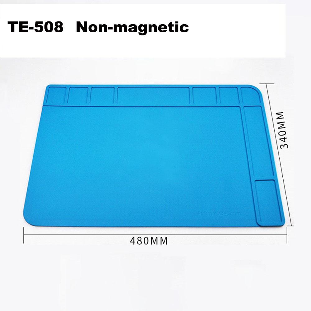 Magnetic Silicone Repair Pad with Screw Position Insulation for Phone Tablet Motherboard Soldering Station Work Hot Air Gun Pad