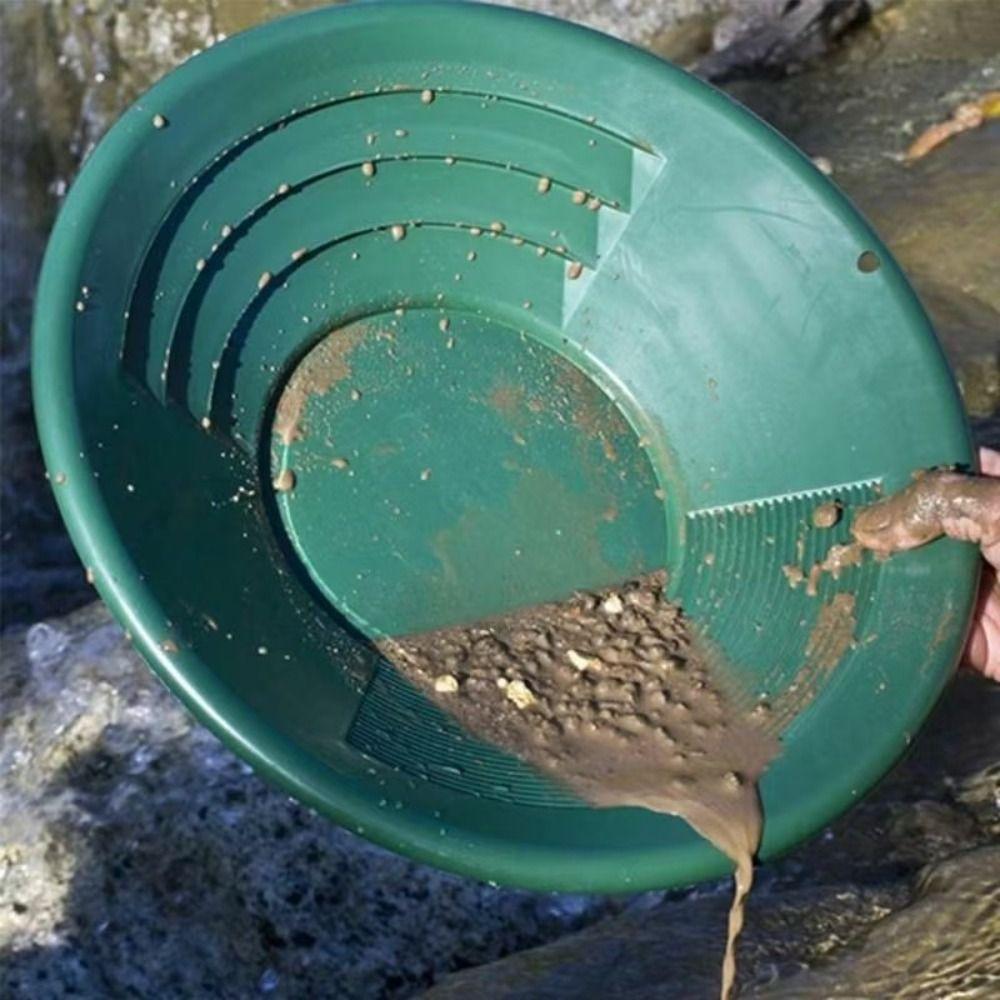 Bowl Gold Pan Dredging Gold Panning Equipment Wear Resistant Gold Sieve Basin  River