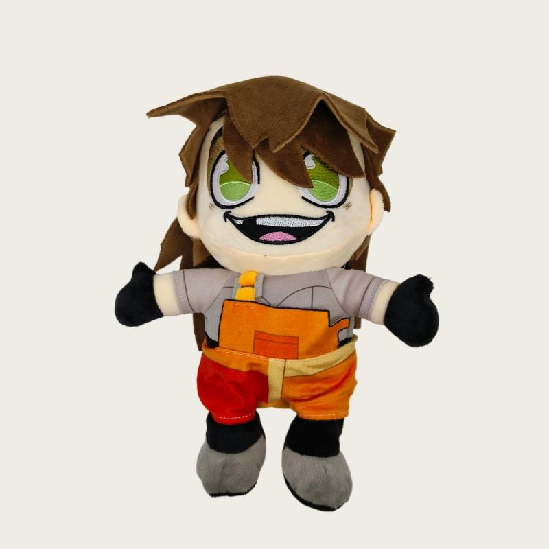 4-in-1 Game Character Plush Doll Cartoon Animal Human Figure Stuffed Toy Bedroom Table Decor for Gifts.