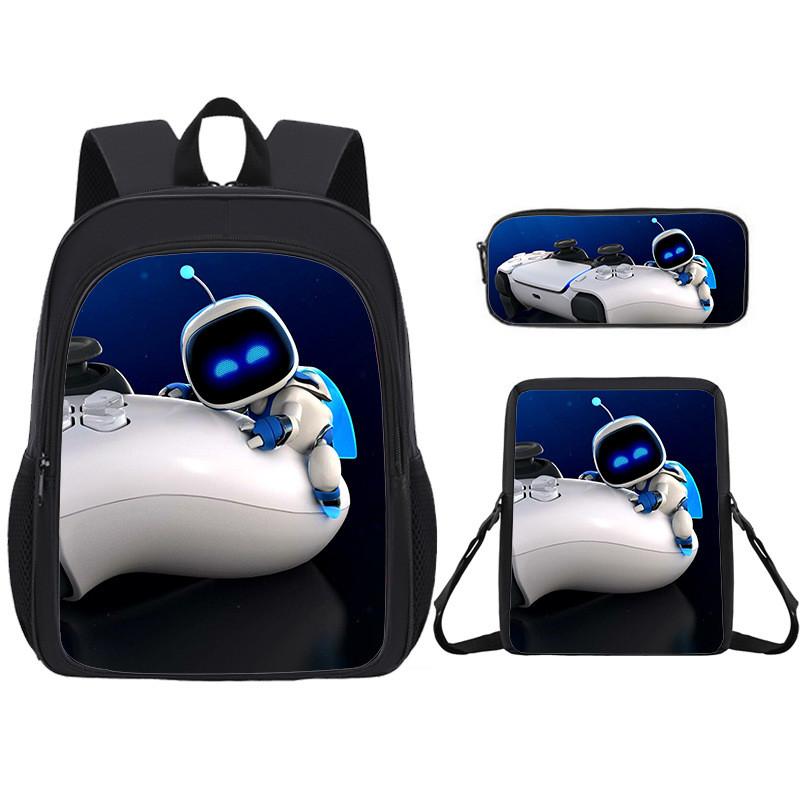 Student Cartoon Backpack Pack With Astro Bot Graphic Printing Design Daily For