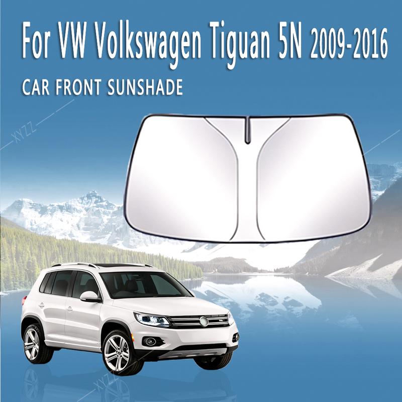 Parasole Anteriore per Parabrezza Auto Isolamento Termico Parasole per VW Volkswagen Tiguan 5N 2009~2016 2015 Accessori Estivi Rinfrescanti