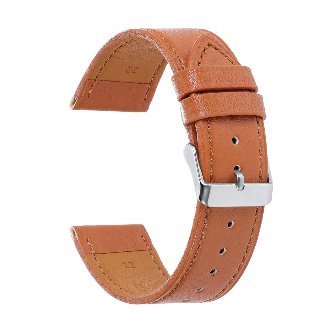 

Leather Soft Watch Strap Business 20mm 22mm Universal Watch Belt Fashion Black Blue Brown Watchband for Men Women Accessories 20mm