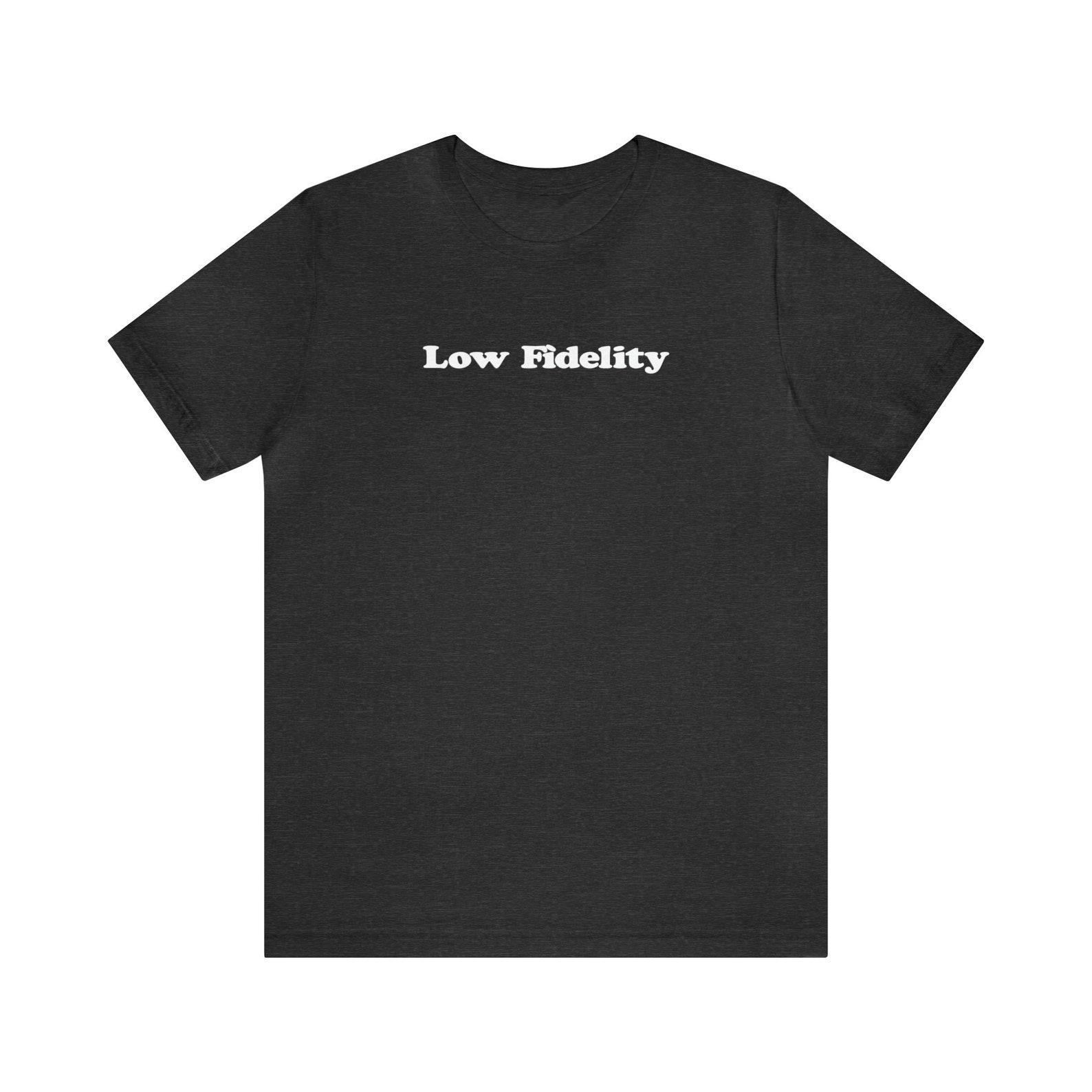 LoFi T shirt/Low Fidelity T shirt/Audiophile T shirt/retro T shirt/music T shirt/LoFi vibes/graphic T shirt/sound T shirt/sound waves/music gift L