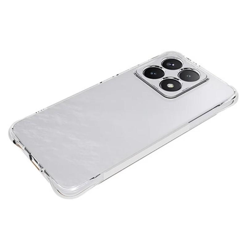 For Xiaomi 14T Clear TPU Case WANLONFENG TM Series 2.0mm Phone Back Cover