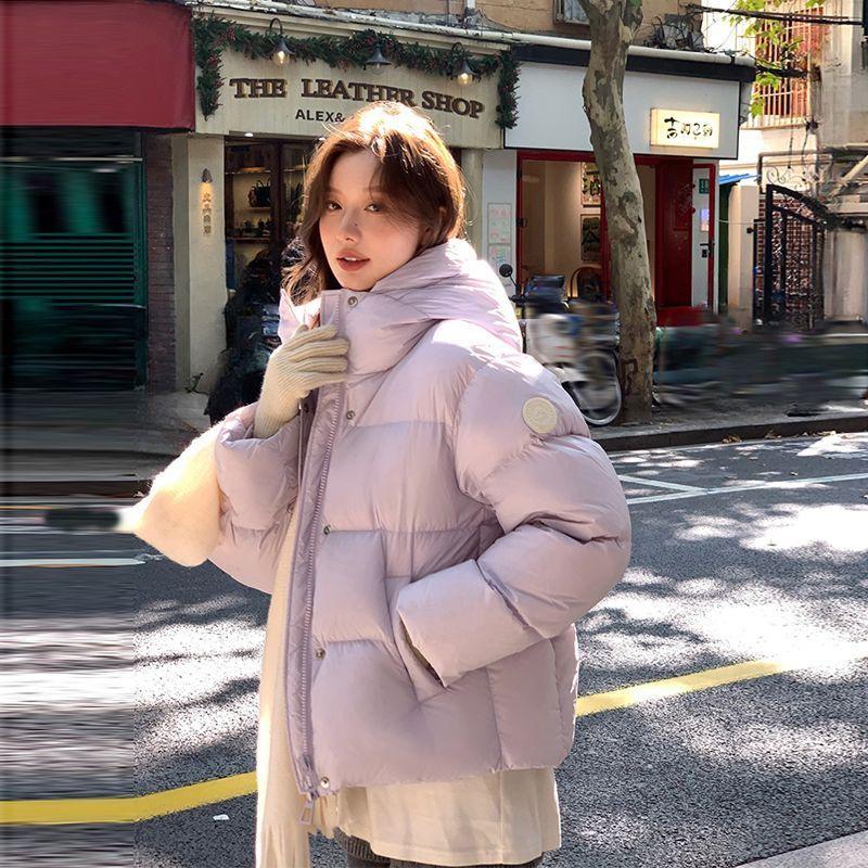 Short Down Jacket for Women in Winter New Style Short Puffer Jacket Puff Thickened Cotton Jacket
