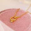Banyan Tree S925 Silver Mobius Pendant Necklace - Light Luxury, Niche Ins Cold Style Clavicle Chain