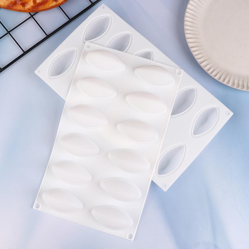 1Pc 12 Cavity Mango Silicone Cake Mold For Diy Chocolate Mousse Jelly Pudding Pastry Dessert Bread Bakeware Decorating Tools