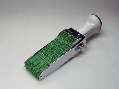 Sanbi Techno Touch Rotary Stamp, English/Western, 8-Line, Gothic, Size 5, TK-E58