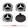 4PCS 75MM 3D Styling Car Wheel Center Covers Hub Caps for Mercedes-Benz Maybach E-Class C-Class S-Class S450 S560 S600 S680 GLS VC1