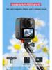 Supporto magnetico a sgancio rapido per fotocamera GoPro Max2/13 con doppio adattatore da 1/4"