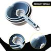 Mixing Bowls Set Nesting Bowl with Handle Pour Spout Colander Vegetable Washing Basket for