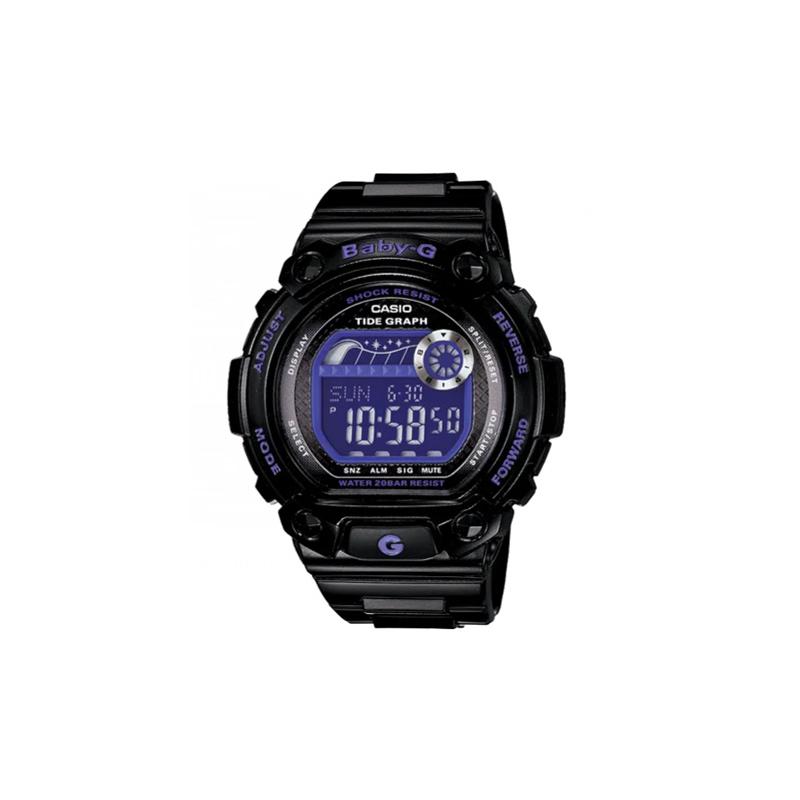 

Casio CASIOBABY-G Series Tidal Moon Phase Trendy Sports Waterproof Watch LCD Dial Quartz Movement Resin Strap Japanese and Korean Watch BLX-100-1B синий
