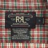 RRL 90s Initial tag Red 3 stars Old Long sleeve Check shirt Men's Used