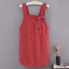 Cotton Kitchen Apron Cross Straps Korean Work Clothes Stylish Home Cooking Apron  Women