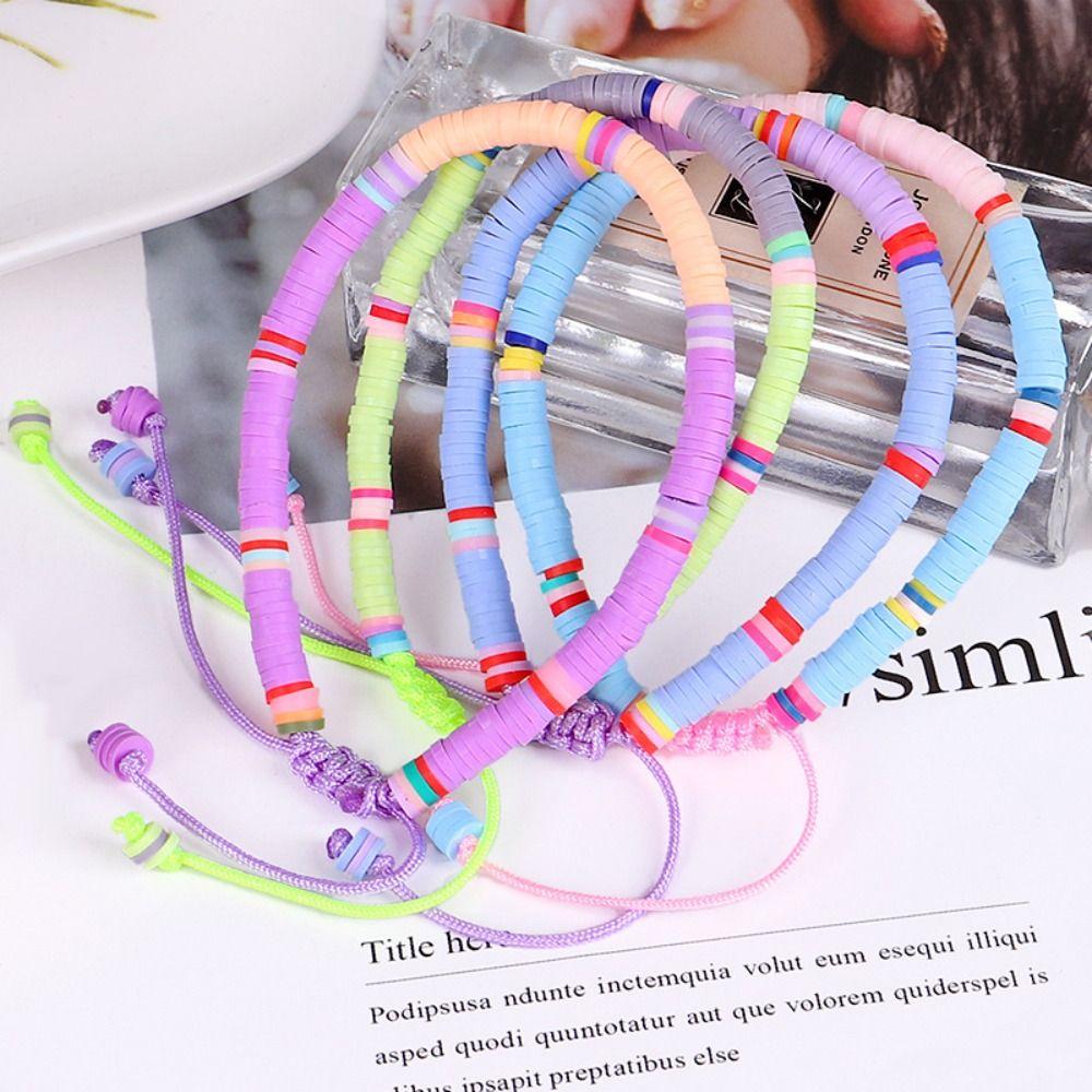 

2 коробки радужных цветных полимерных глиняных бусин Набор для самостоятельного изготовления украшений Детская игрушка своими руками