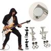4Pcs Metal Bass Tuning Peg 2 Left&2 Right Guitar String Tuner Machine Head Knobs Tuning Keys for Acoustic Or Electric Guitar