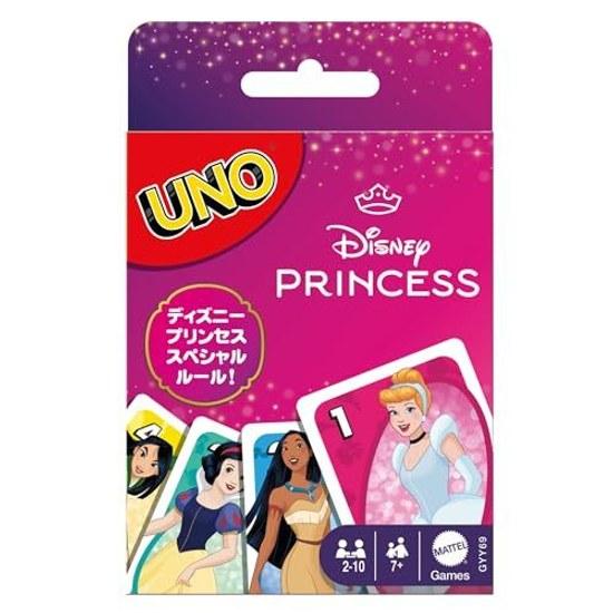 Mattel Game UNO Disney Princess Party Goods Card 112 cards 2-10 players ages 7 up Pink GYY69