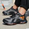 Man Safety Shoes Puncture-proof Work Sneakers Lightweight Work Shoes Men Steel Toe Shoes Safety Boots Indestructible Shoes