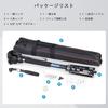 ARTCISE Aluminum Alloy Monopod Kit with Fluid Video Head and 183cm Maximum Video Head Tripod Base Monopod with Smooth Pan Tilt for Outdoor Video