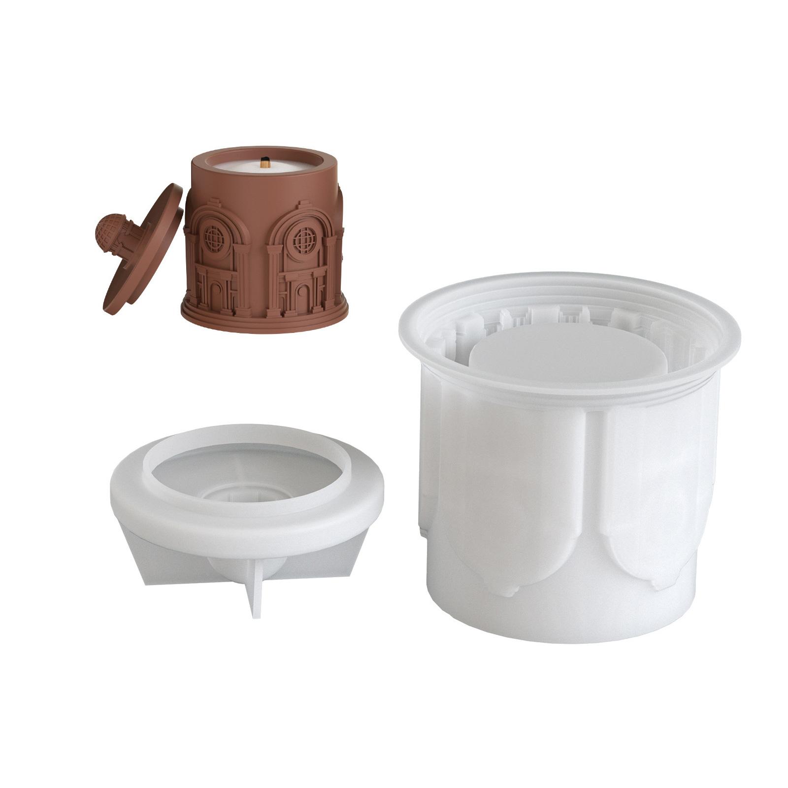 

Уникальные Дизайны Дом Форма Гибкий Силиконовый Поддон для Эпоксидной Смолы Ювелирная Тарелка Подсвечник Домашнее Хранение Ремесло